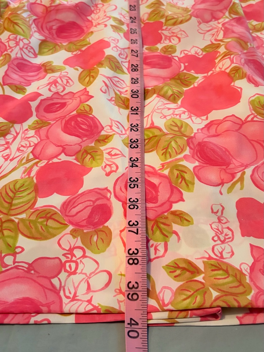 Vintage Leslie Fay Original Pink Rose Floral Dress & Jacket Set - Picture 11 of 13